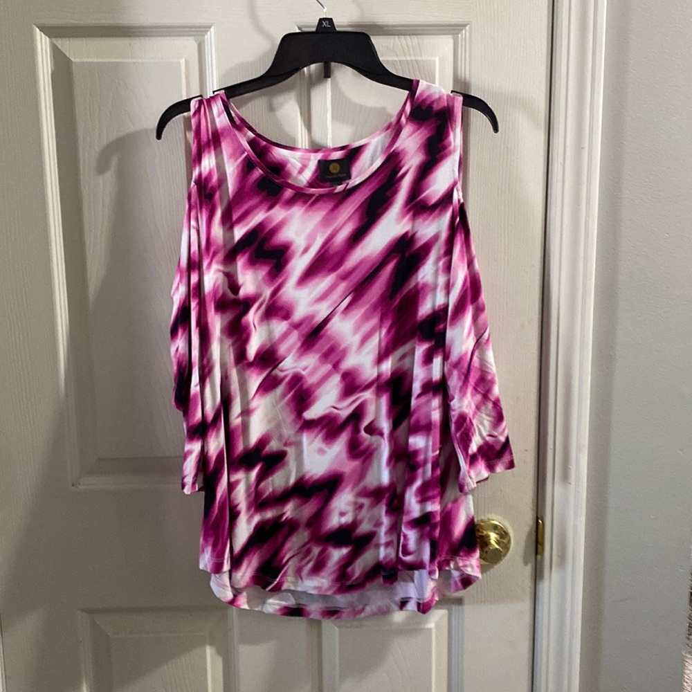 Cold shoulder blouse